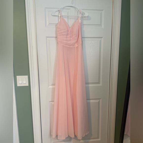 JJs House | Dresses | Jjs House Aline Vneck Floor Length Chiffon Dress ...
